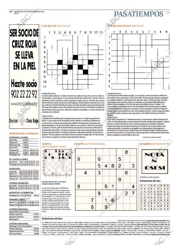 ABC MADRID 25-12-2013 página 59