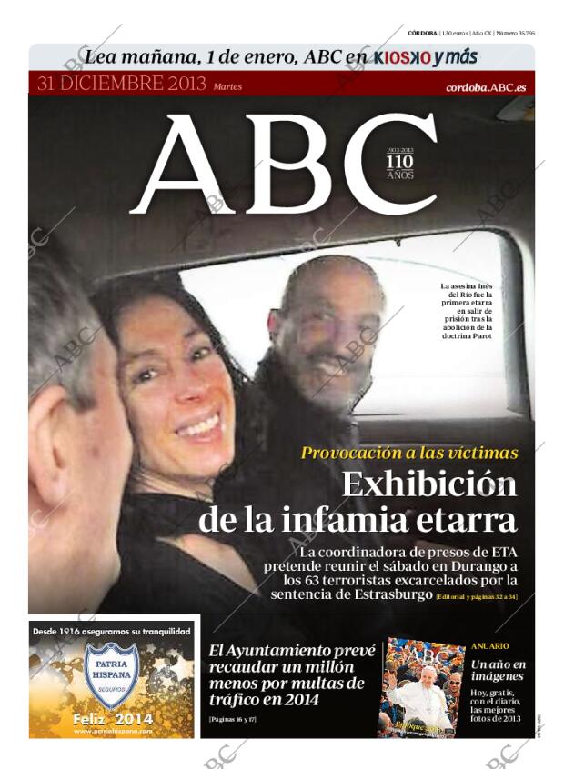 ABC CORDOBA 31-12-2013 página 1