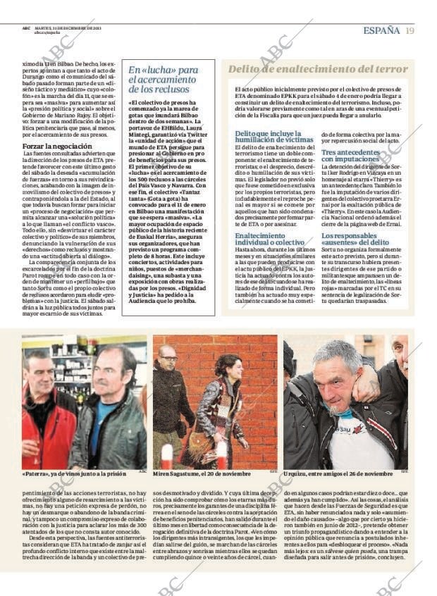 ABC MADRID 31-12-2013 página 19