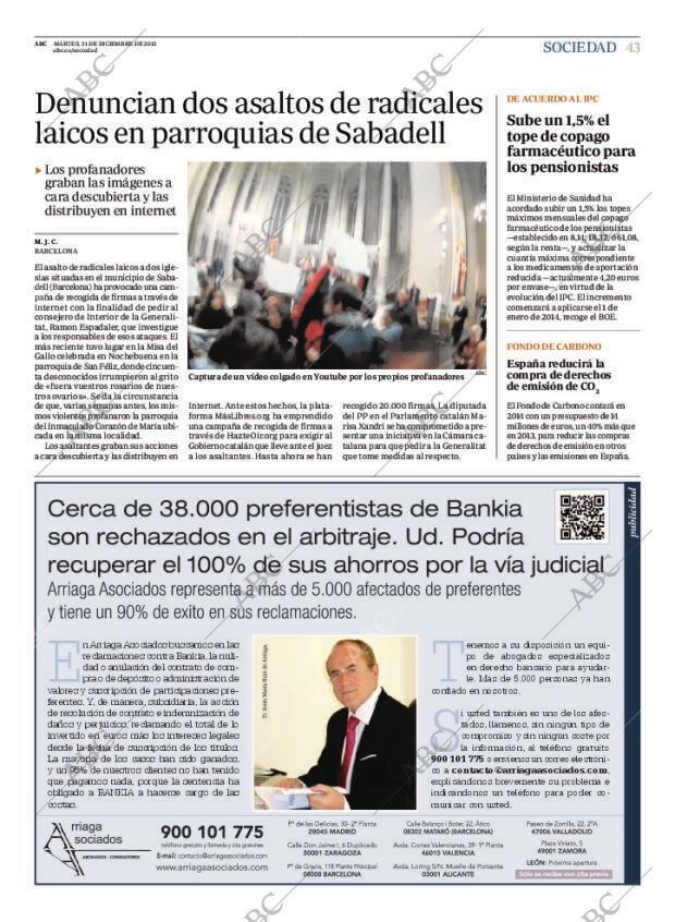ABC MADRID 31-12-2013 página 43