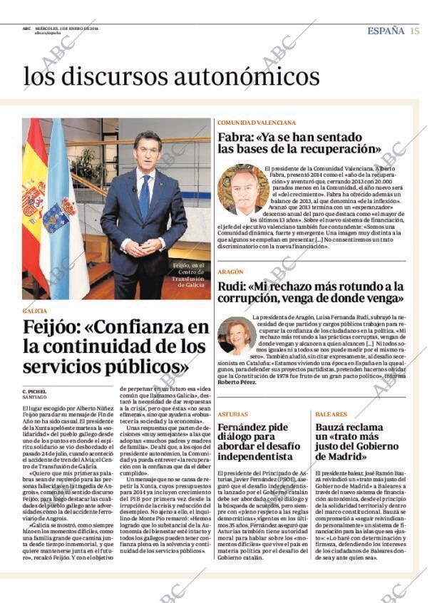 ABC MADRID 01-01-2014 página 15