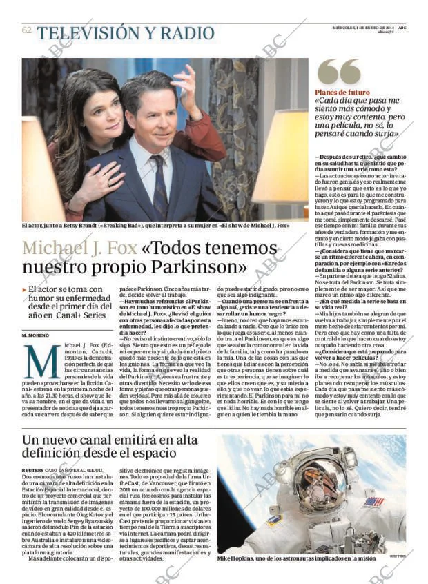 ABC MADRID 01-01-2014 página 62