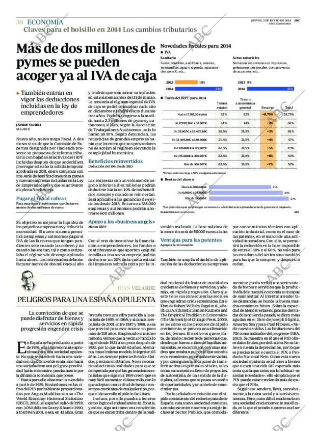 ABC MADRID 02-01-2014 página 38