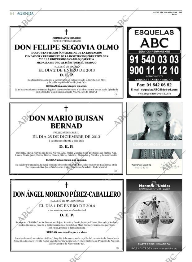 ABC MADRID 02-01-2014 página 64