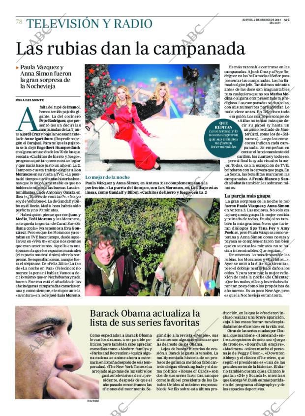 ABC MADRID 02-01-2014 página 78