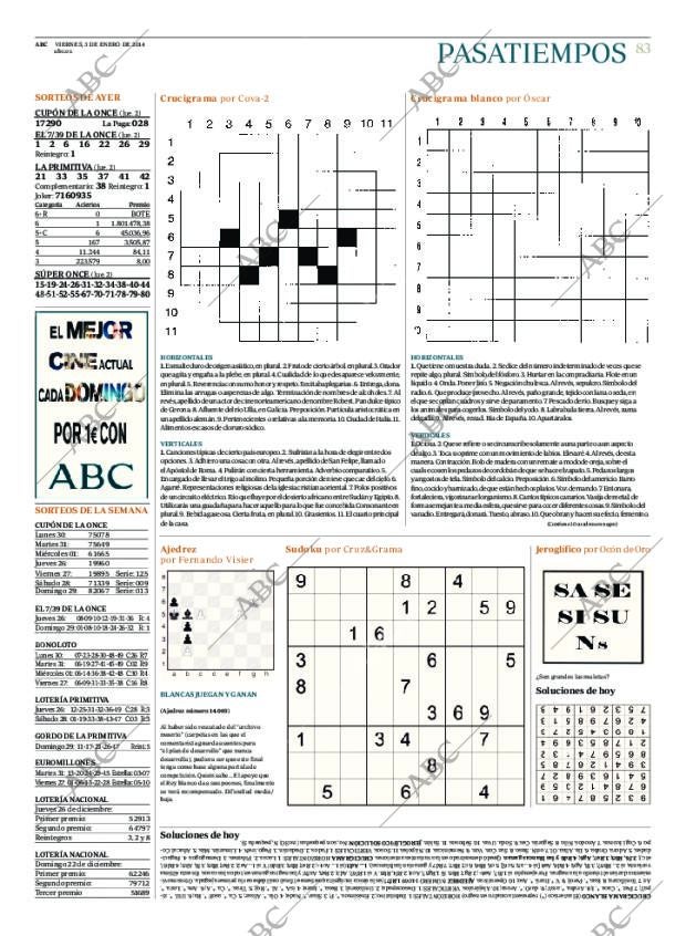 ABC MADRID 03-01-2014 página 83