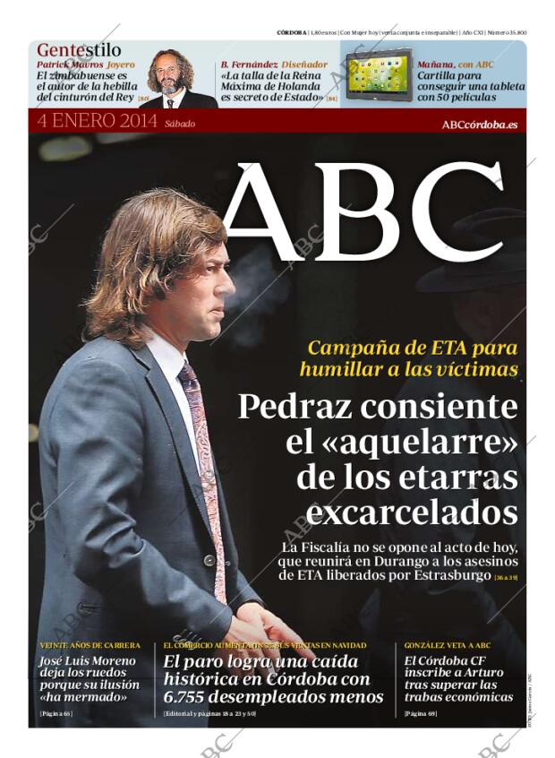 ABC CORDOBA 04-01-2014 página 1