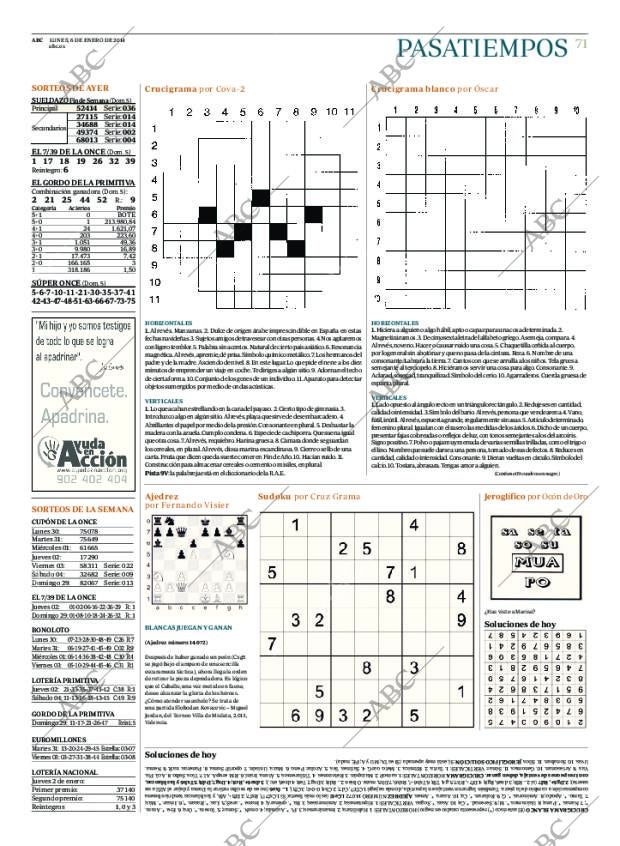 ABC MADRID 06-01-2014 página 71