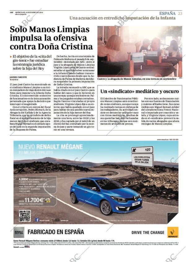 ABC MADRID 08-01-2014 página 23