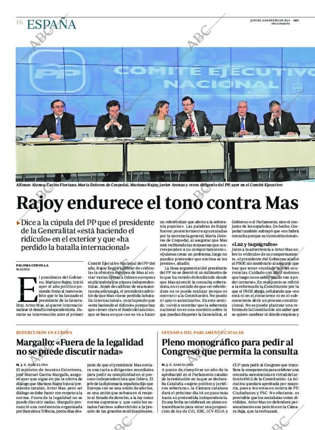 ABC MADRID 09-01-2014 página 16