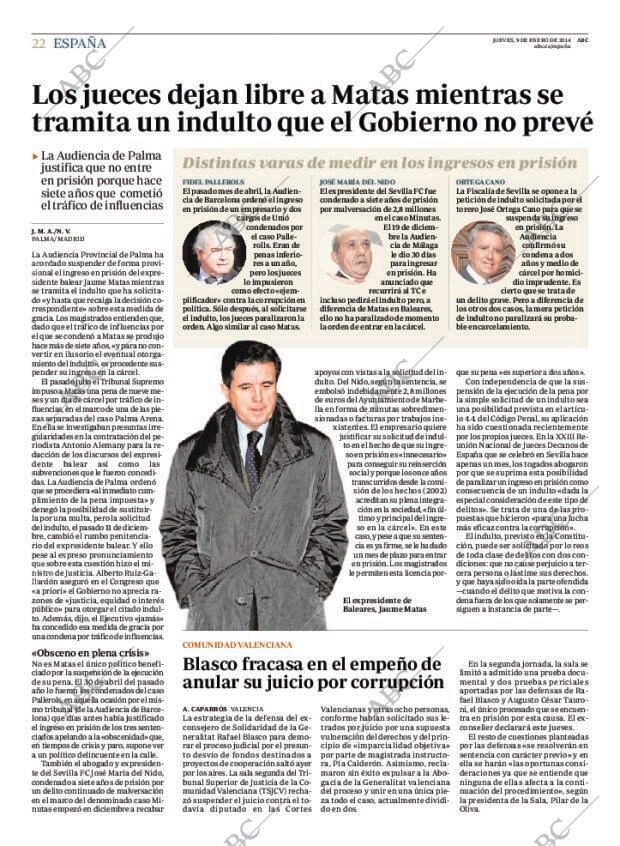 ABC MADRID 09-01-2014 página 22