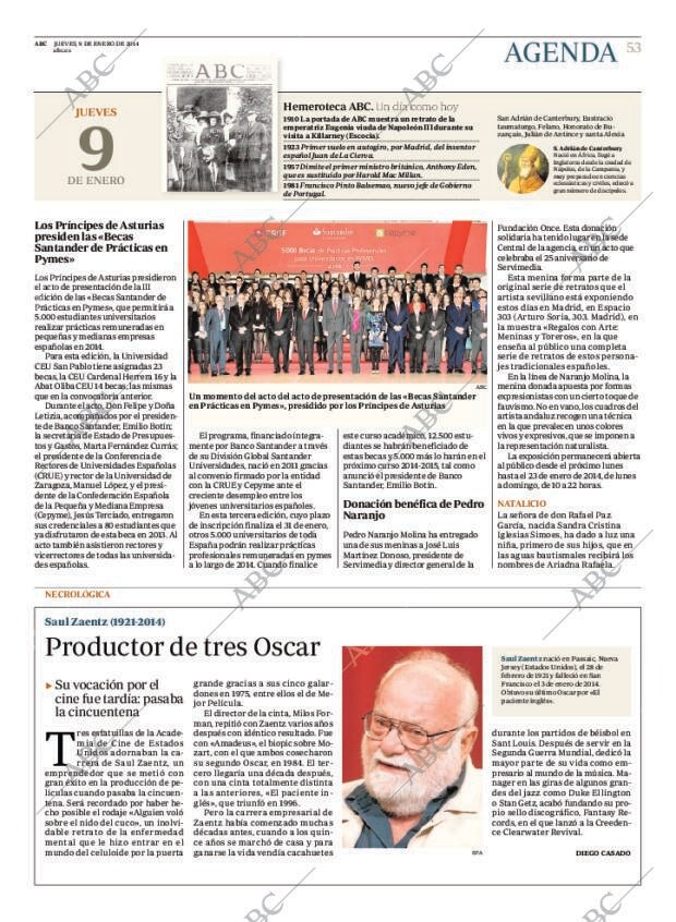 ABC MADRID 09-01-2014 página 53
