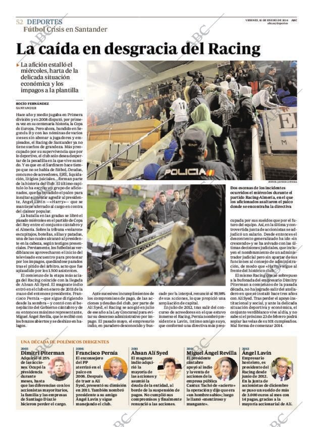 ABC MADRID 10-01-2014 página 52
