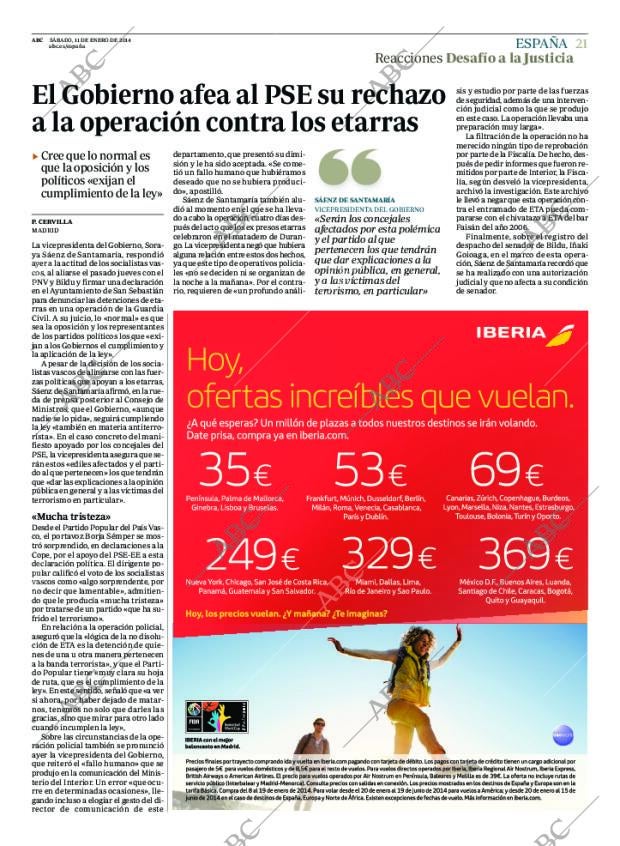 ABC MADRID 11-01-2014 página 21