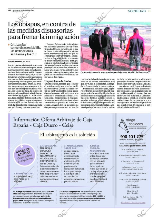 ABC MADRID 11-01-2014 página 41