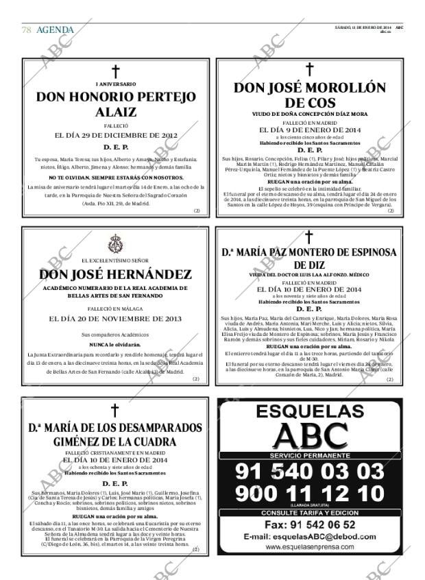 ABC MADRID 11-01-2014 página 78
