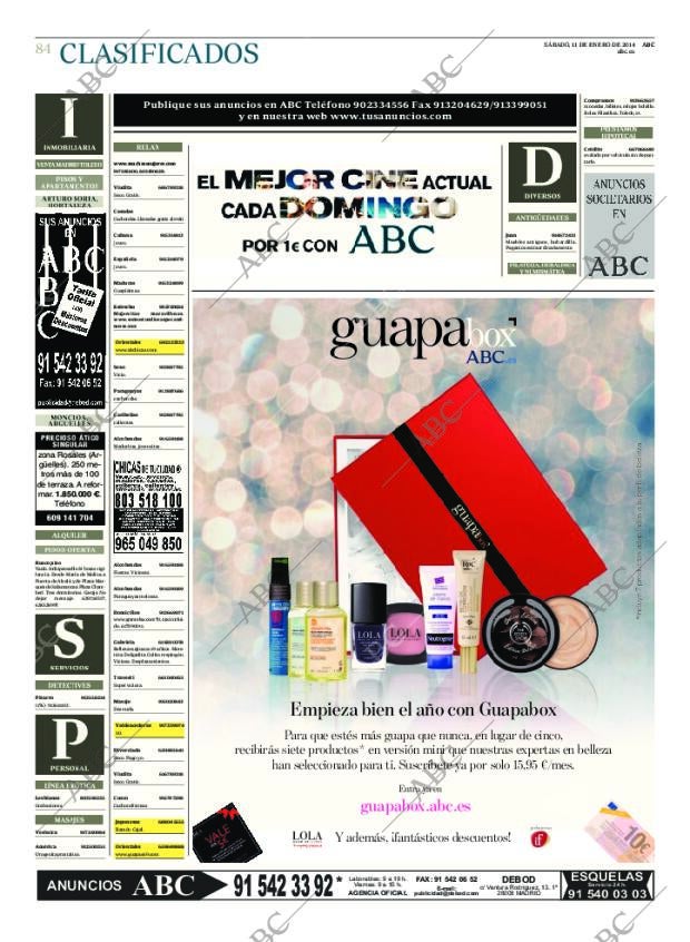 ABC MADRID 11-01-2014 página 84