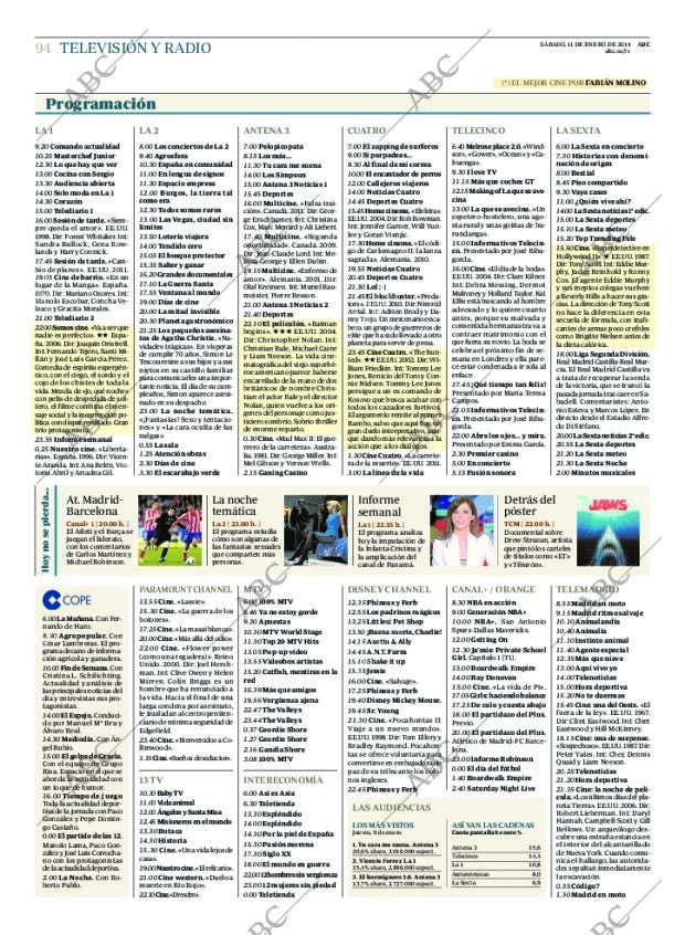 ABC MADRID 11-01-2014 página 94