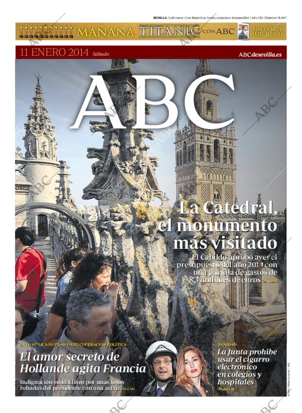 ABC SEVILLA 11-01-2014 página 1