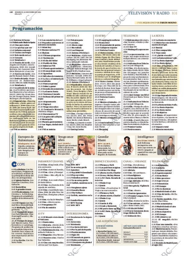 ABC MADRID 12-01-2014 página 101