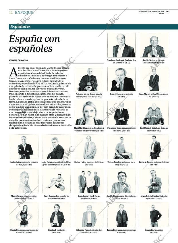 ABC MADRID 12-01-2014 página 12