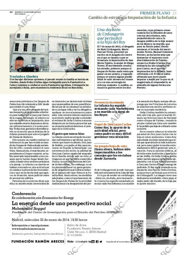 ABC MADRID 12-01-2014 página 23