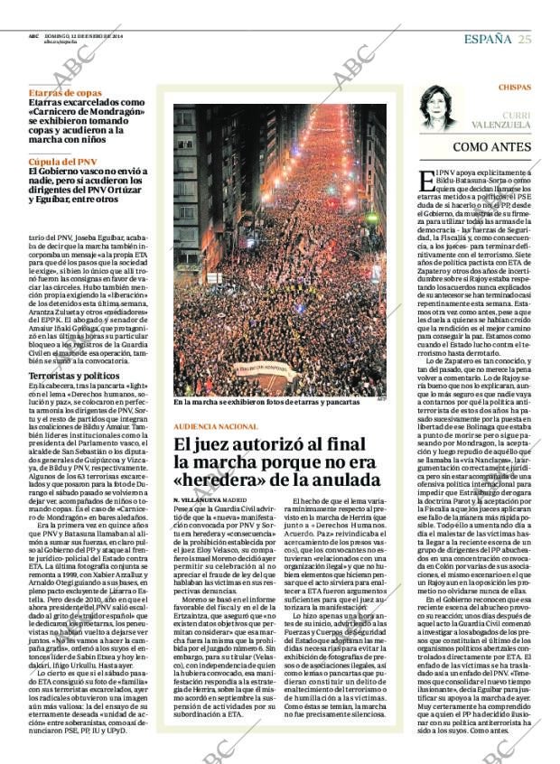 ABC MADRID 12-01-2014 página 25