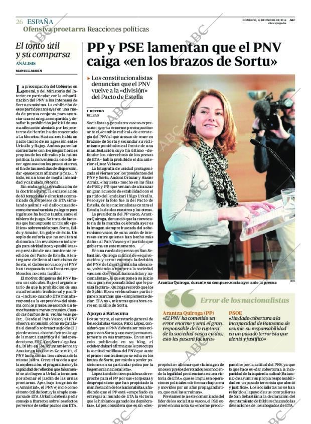 ABC MADRID 12-01-2014 página 26