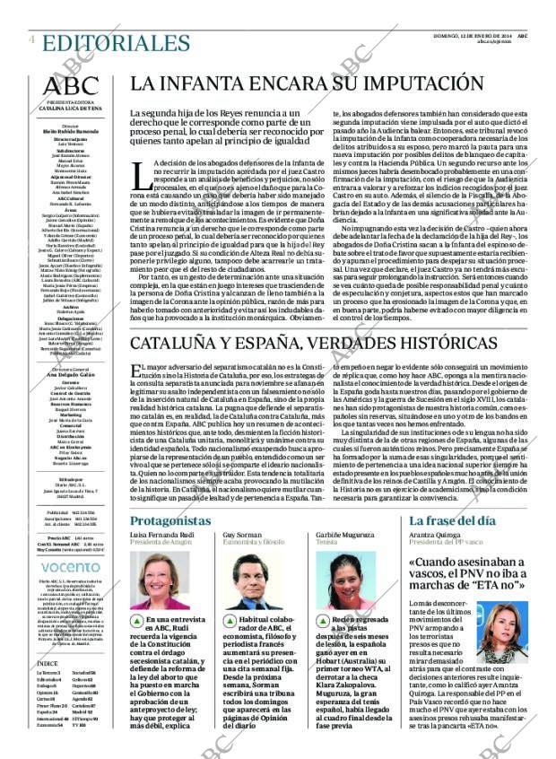 ABC MADRID 12-01-2014 página 4