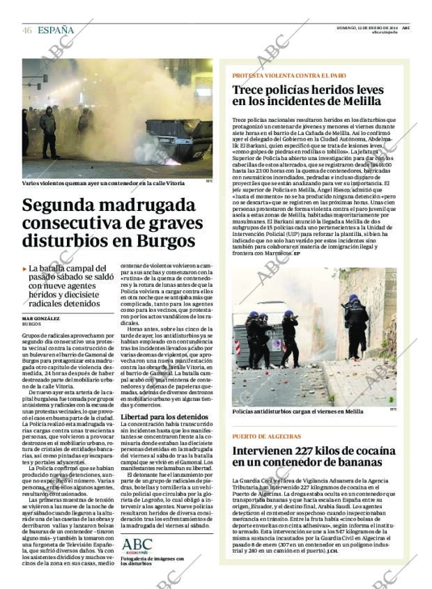 ABC MADRID 12-01-2014 página 46