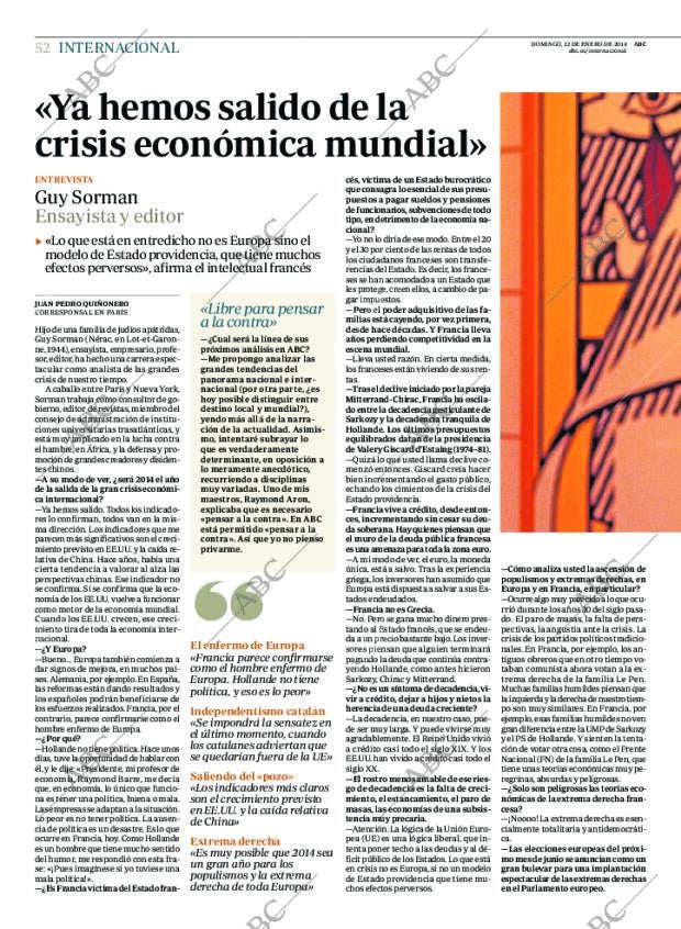 ABC MADRID 12-01-2014 página 52