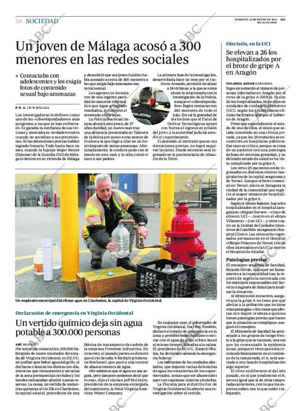 ABC MADRID 12-01-2014 página 58