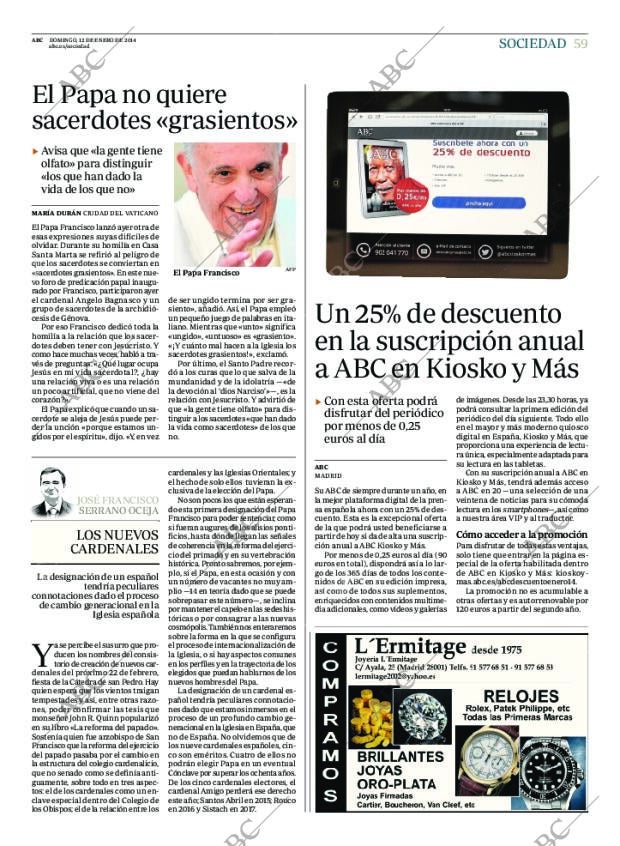ABC MADRID 12-01-2014 página 59