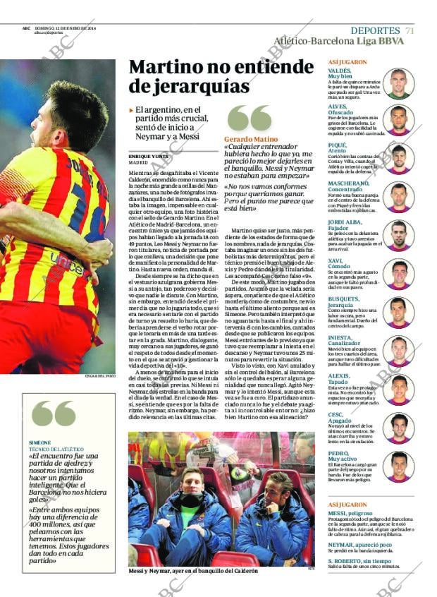 ABC MADRID 12-01-2014 página 71