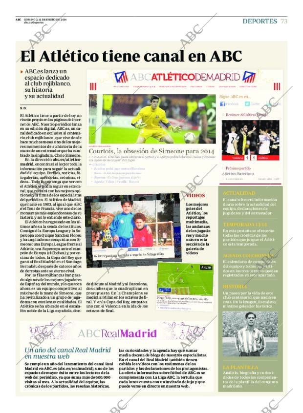 ABC MADRID 12-01-2014 página 73