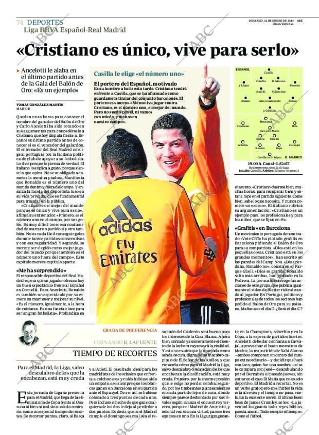 ABC MADRID 12-01-2014 página 74