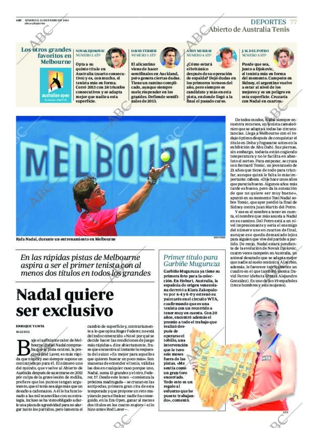 ABC MADRID 12-01-2014 página 77