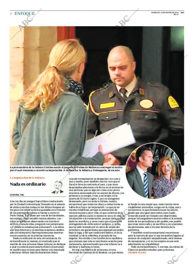 ABC MADRID 12-01-2014 página 8