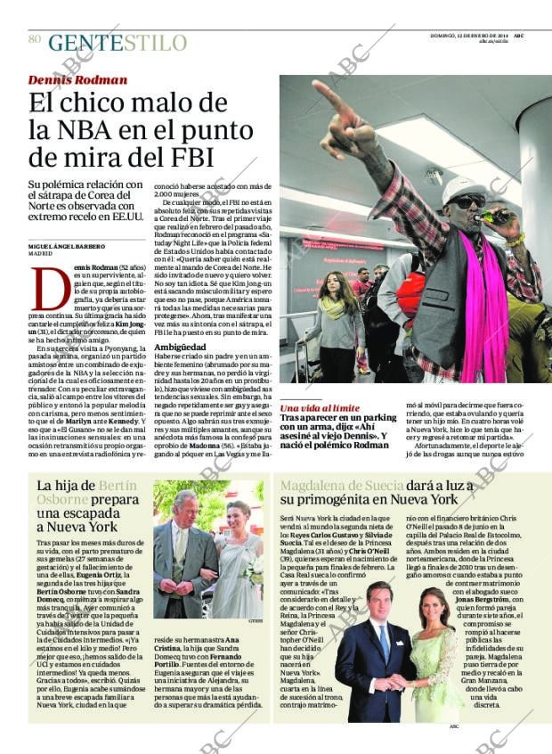 ABC MADRID 12-01-2014 página 80