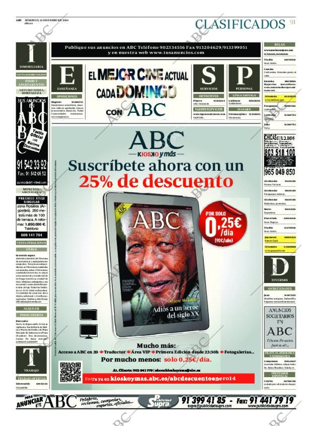 ABC MADRID 12-01-2014 página 91