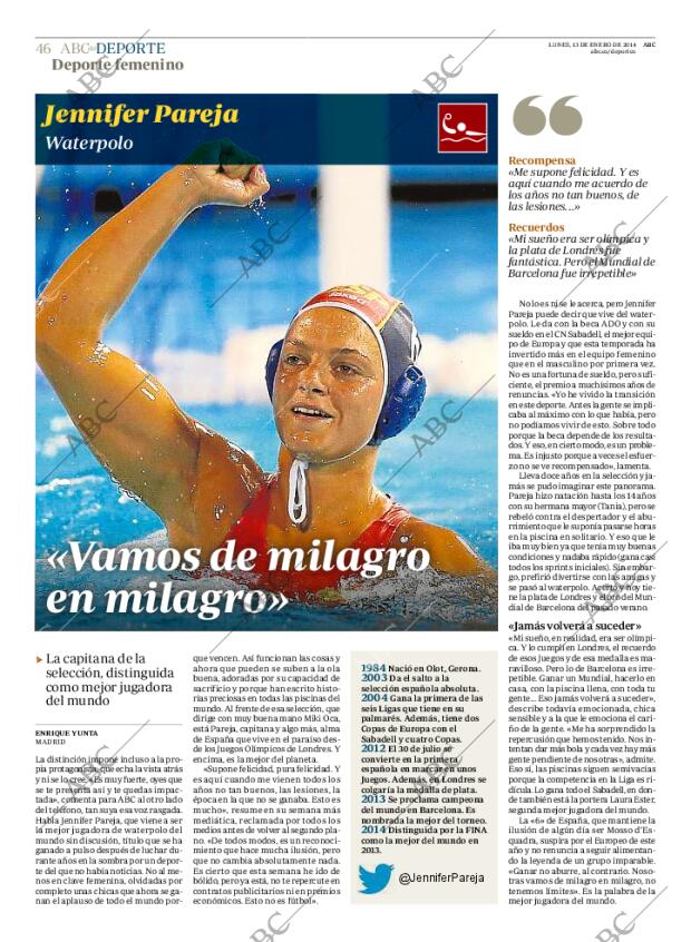 ABC MADRID 13-01-2014 página 46