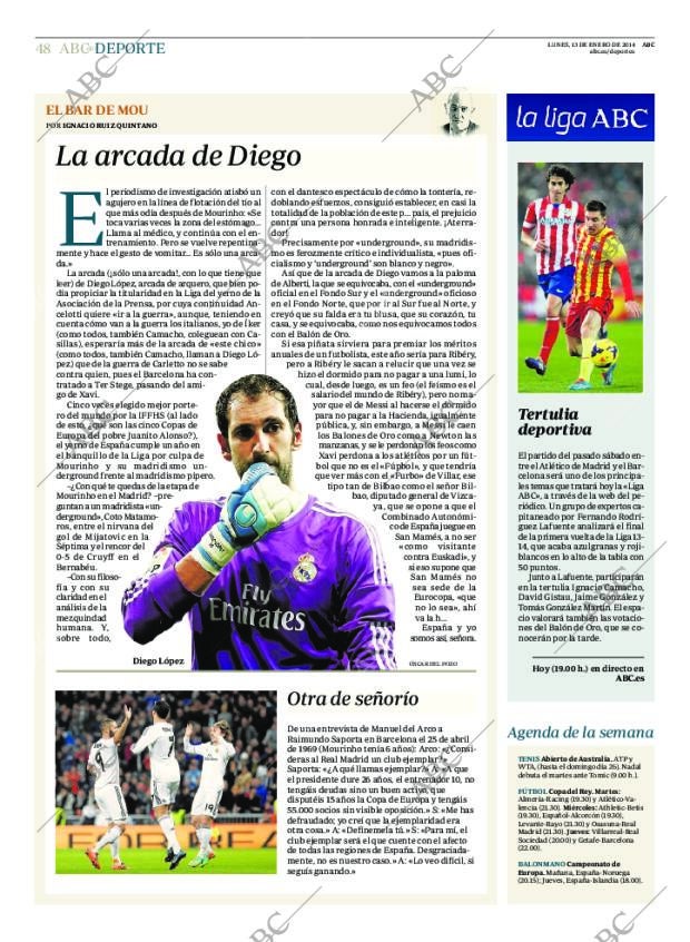 ABC MADRID 13-01-2014 página 48