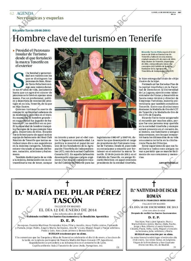 ABC MADRID 13-01-2014 página 62