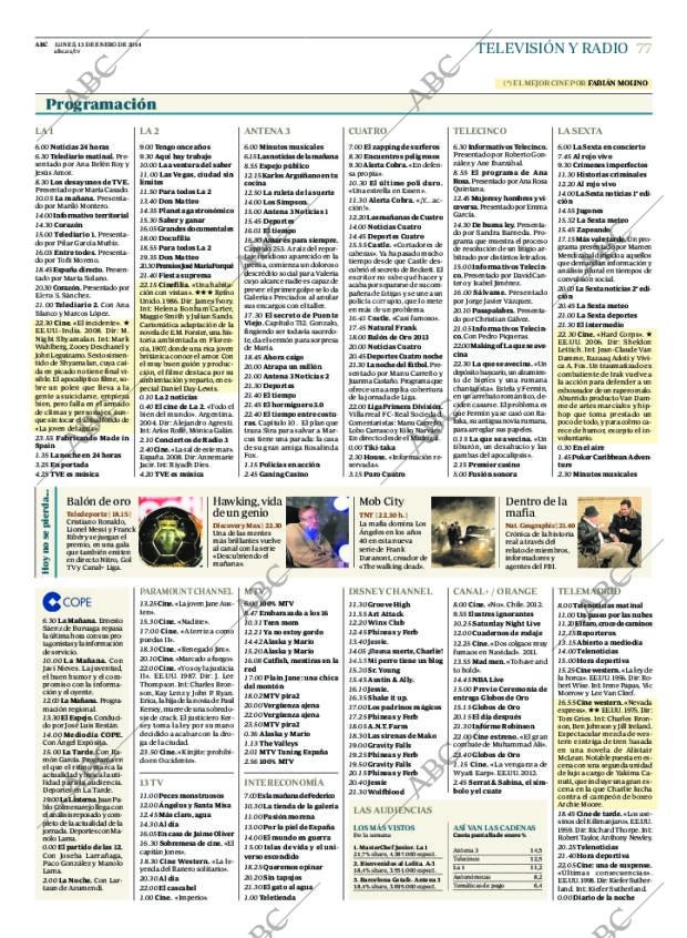ABC MADRID 13-01-2014 página 77