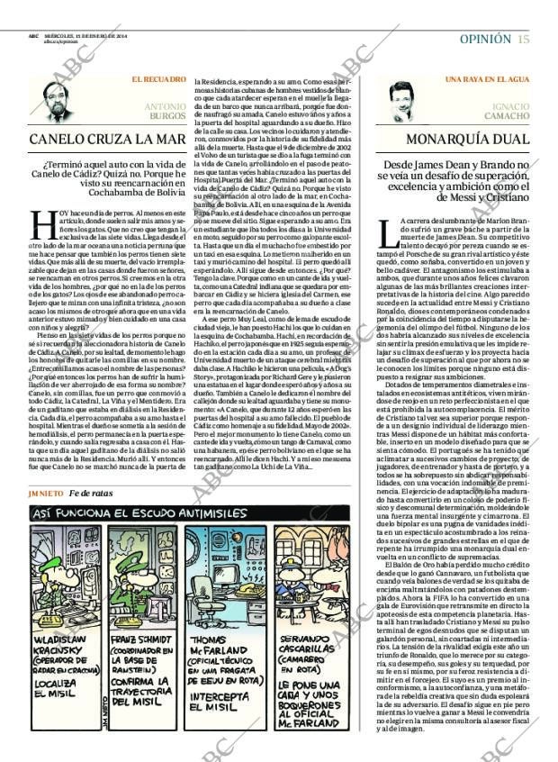 ABC MADRID 15-01-2014 página 15