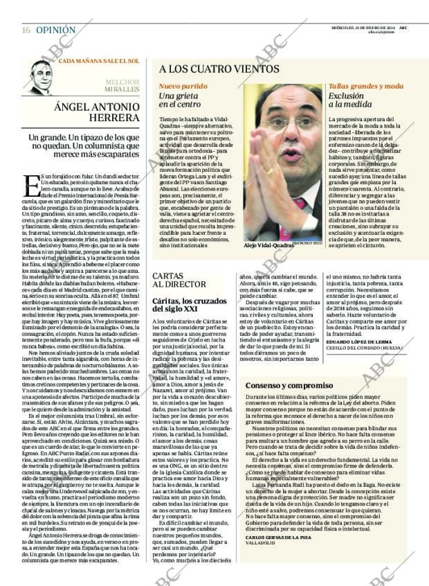 ABC MADRID 15-01-2014 página 16