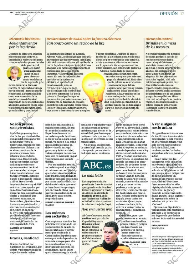 ABC MADRID 15-01-2014 página 17