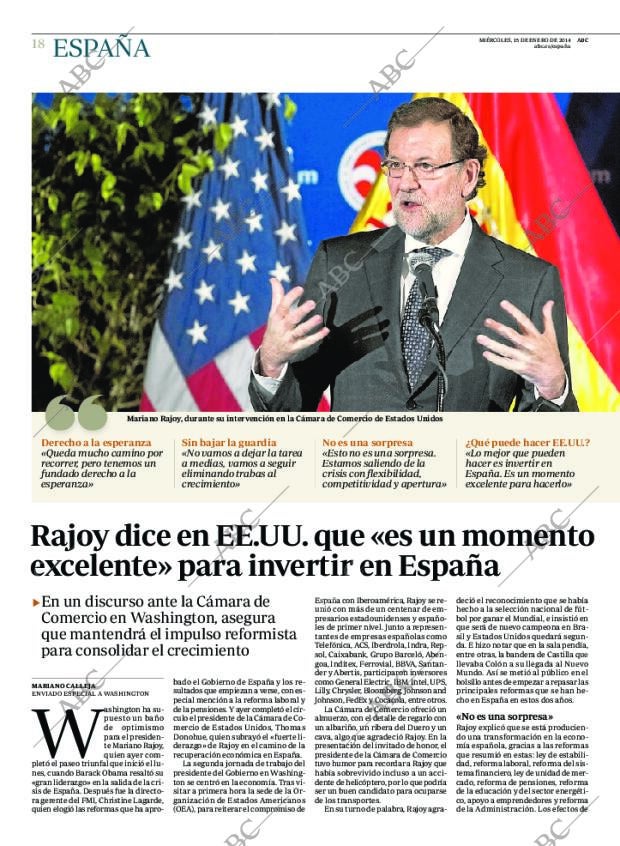 ABC MADRID 15-01-2014 página 18