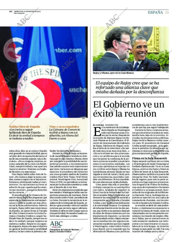 ABC MADRID 15-01-2014 página 19