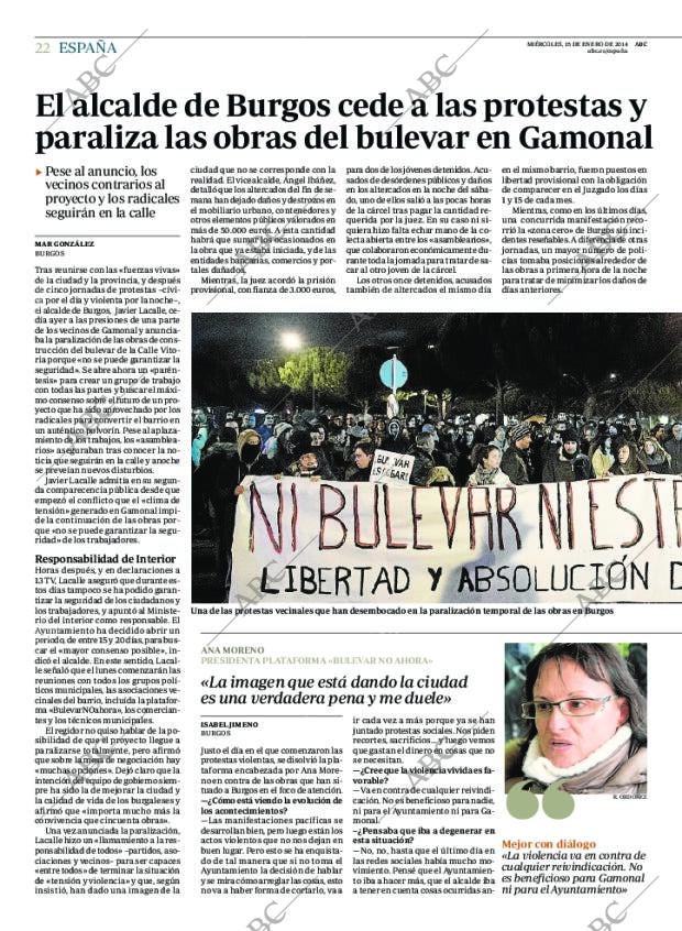ABC MADRID 15-01-2014 página 22